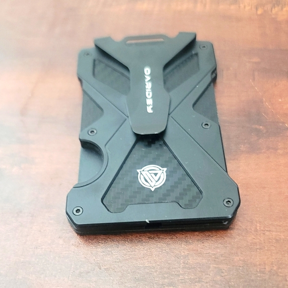 Oaridey Men's Ultra-Thin Aluminum Wallet with RFID Blocking, Black, 15 Card Slot - Picture 1 of 6